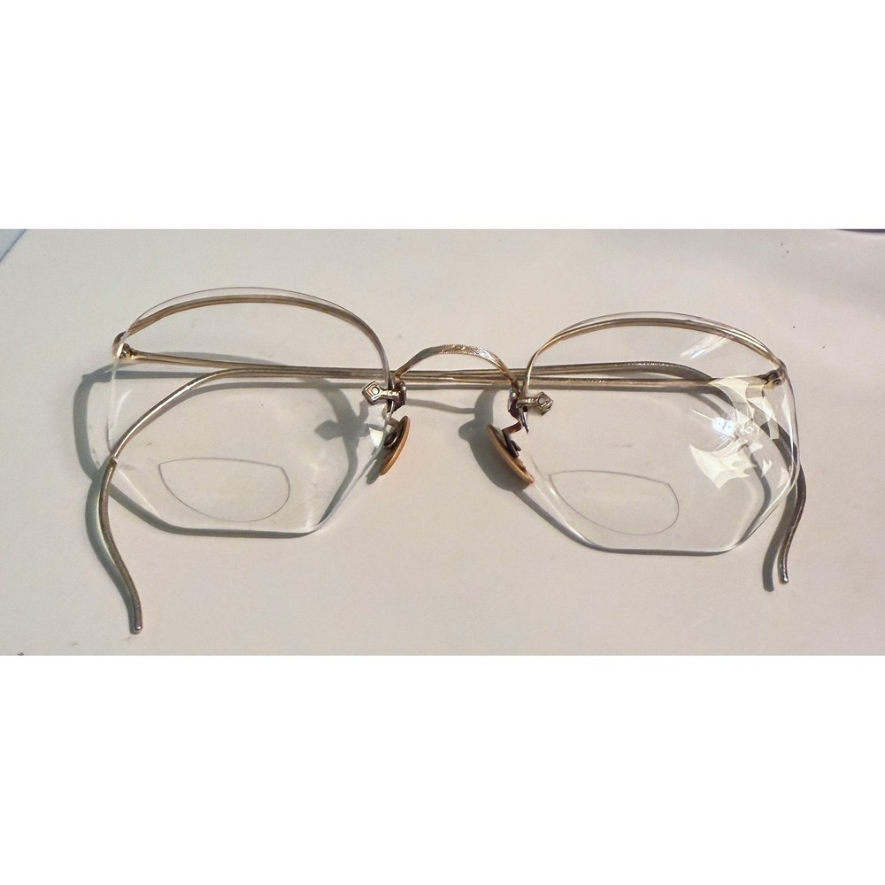 Vintage Gold Filled Wire Frames Eyeglasses Case